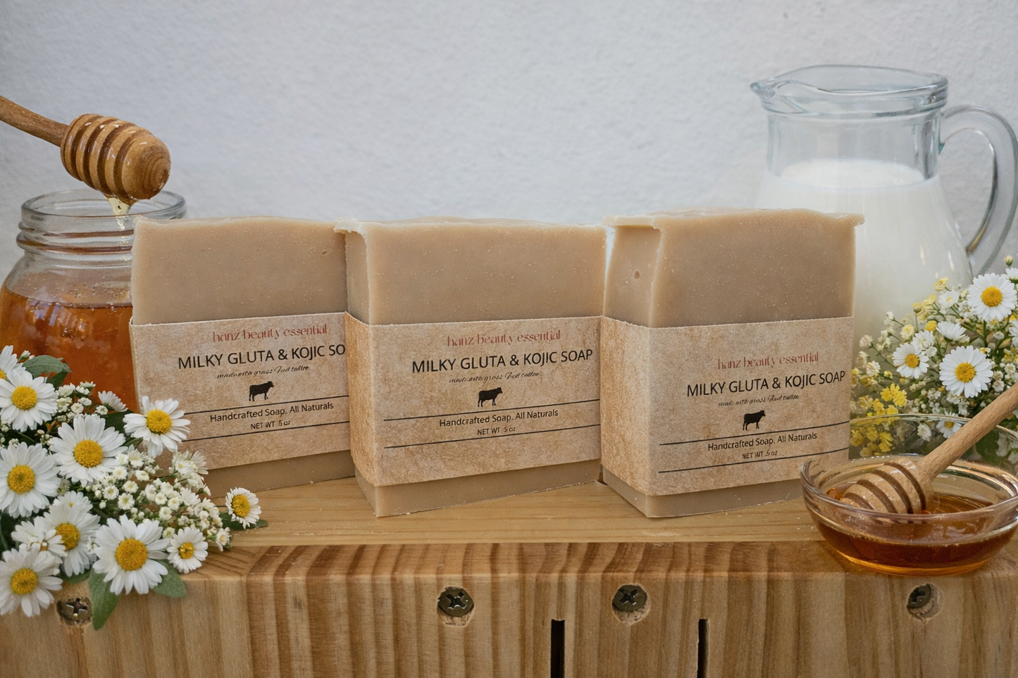 Milky Glow Bar (Milky Gluta & Kojic Soap)